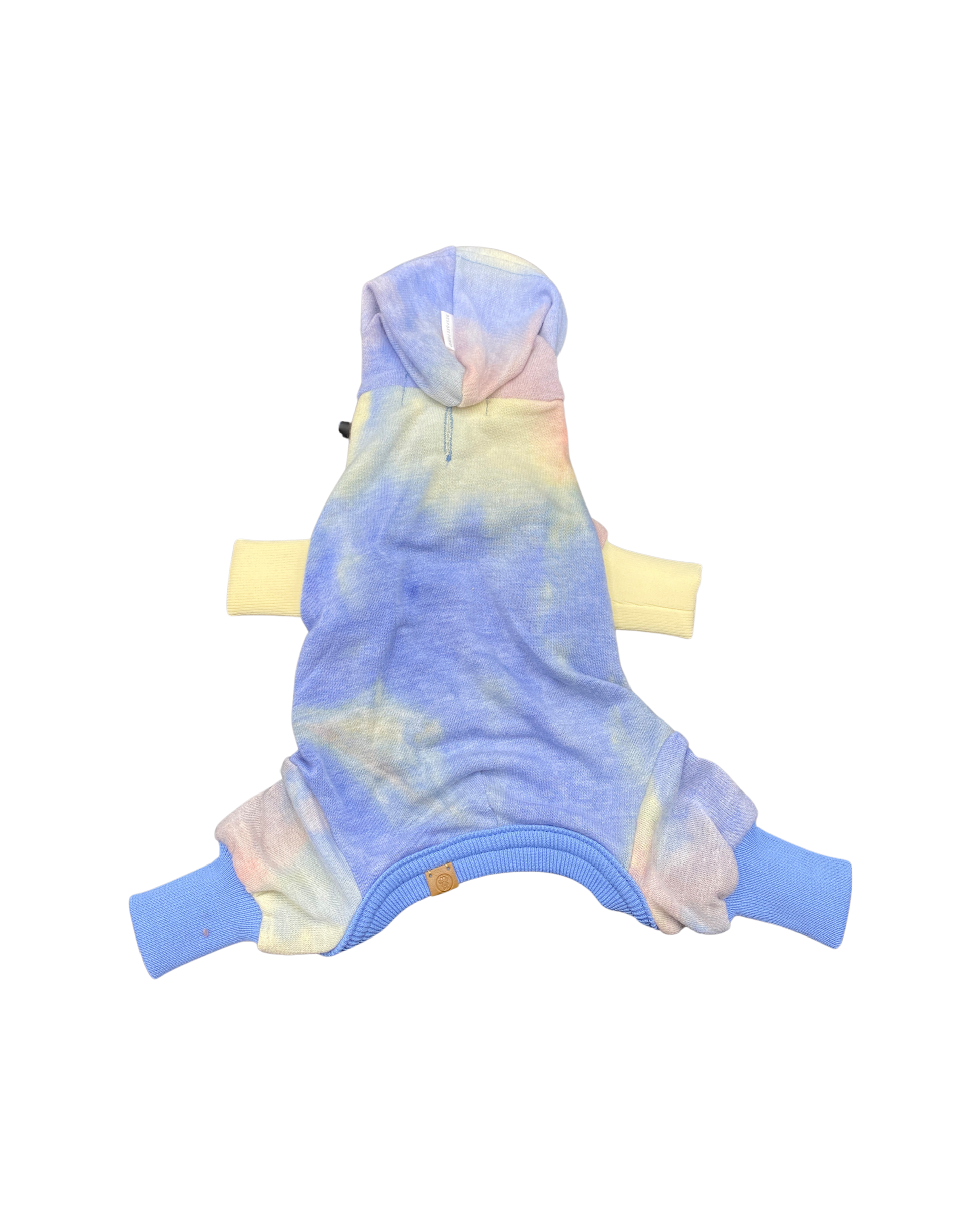 'Dale' Rainbow Tie-Dye Hooded Onesie Sweaters BESPOKE PAWS