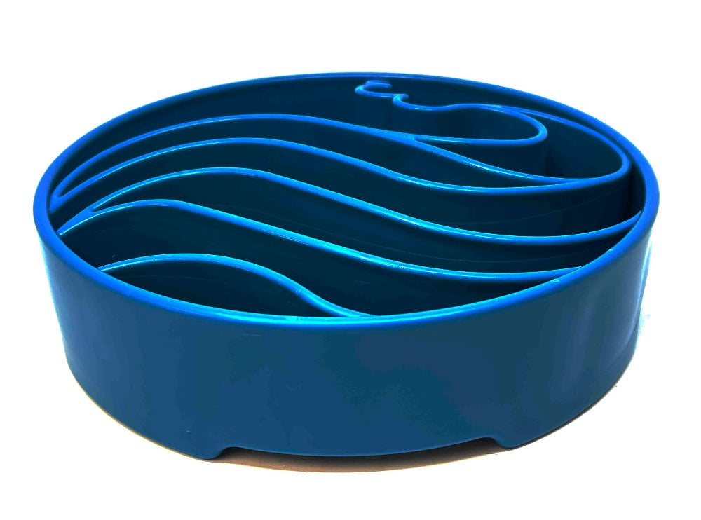 Wave eBowl Deep Slow Feeder Dog Bowl for Enrichment | Made in USA EBOWL SodaPup/True Dogs, LLC