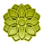 Mandala eTray Shallow Slow Feeder Dog Bowl for Enrichment | USA Made Green Mandala eTray ETRAY SodaPup/True Dogs, LLC