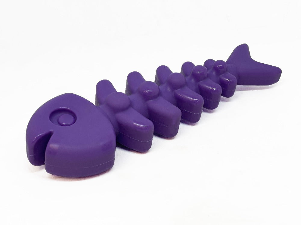 Fish Bone Nylon Dog Toy for Aggressive Chewers | USA Made | SodaPup Nylon Dog Toys SodaPup/True Dogs, LLC
