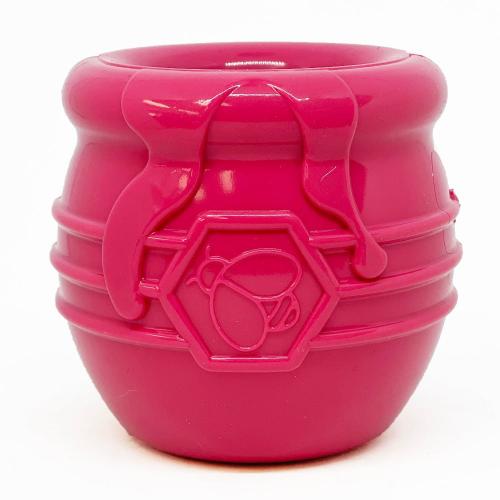 Honey Pot Dog eCup Treat Dispenser | Durable PUP-X Rubber Enrichment Toy | USA Made Rubber Dog Toys SodaPup/True Dogs, LLC