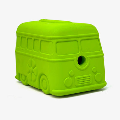 Surf's Up! Retro Van Dog Toy - Durable Chew Toy for Large Dogs | USA Made Surf's Up Van - Green Rubber Dog Toys SodaPup/True Dogs, LLC
