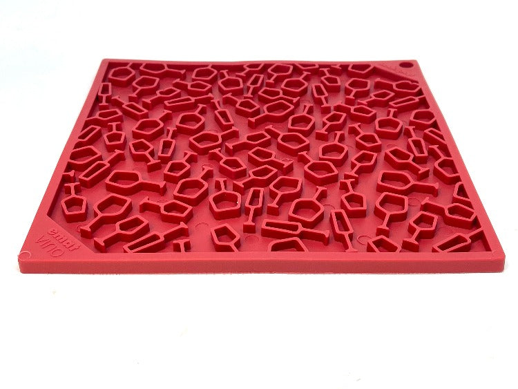 Vino Dog eMat - Enrichment Lick Mat For Dogs and Cats | Wine-Inspired Design| SodaPup EMAT SodaPup/True Dogs, LLC