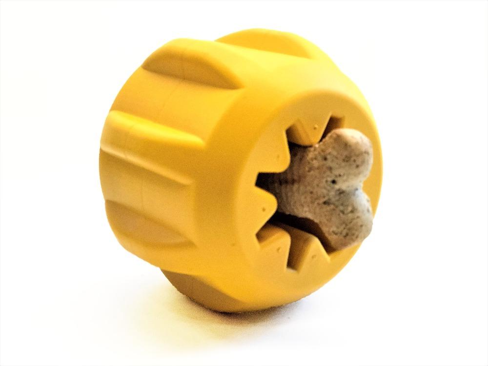 Gear eDispenser - Durable Rubber Yak Chew Holder & Treat Pocket | USA Made Rubber Dog Toys SodaPup/True Dogs, LLC