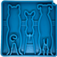 Waiting Dogs eTray - Shallow Slow Feeder Bowl for Enrichment | USA Made Waiting Dogs eTray- blue ETRAY SodaPup/True Dogs, LLC