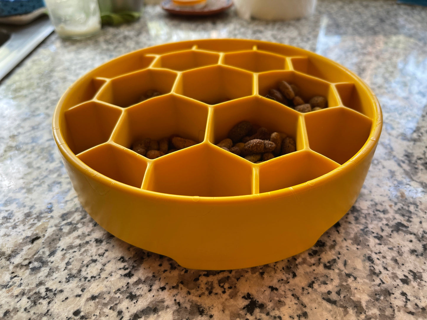 Honeycomb eBowl Deep Slow Feeder Dog Bowl for Enrichment | USA Made EBOWL SodaPup/True Dogs, LLC