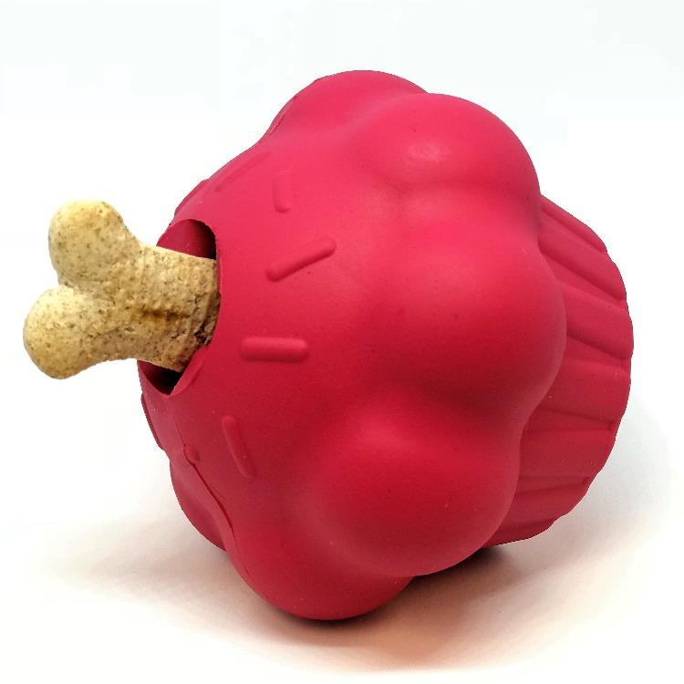 Cupcake eDispenser - Durable Rubber Chew Toy & Treat Dispenser | USA Made Rubber Dog Toys SodaPup/True Dogs, LLC