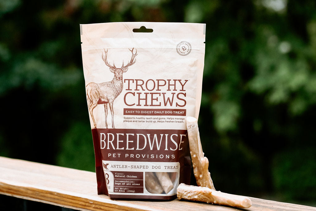 Trophy Chews™ Antler-Shaped Dental Treats Dog Treat Breedwise Pet Provisions