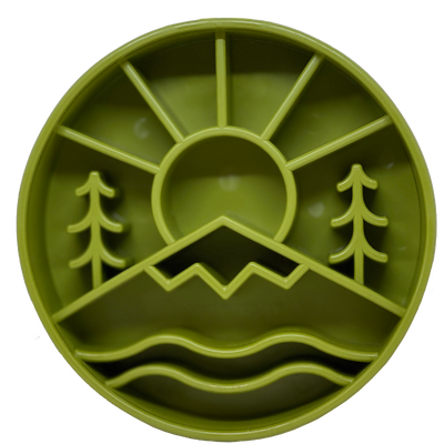 Great Outdoors eBowl - Slow Feeder Dog Bowl & Enrichment | USA Made Great Outdoors ebowl - green EBOWL SodaPup/True Dogs, LLC