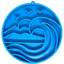 Baja Design eTray - Shallow Slow Feeder Dog Bowl for Enrichment | USA Made Blue ETRAY SodaPup/True Dogs, LLC