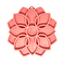 Mandala Softie eTray Shallow Slow Feeder Dog Bowl with Suction Cups | USA Made Pastel Pink Mandala Softie ETRAY SodaPup/True Dogs, LLC