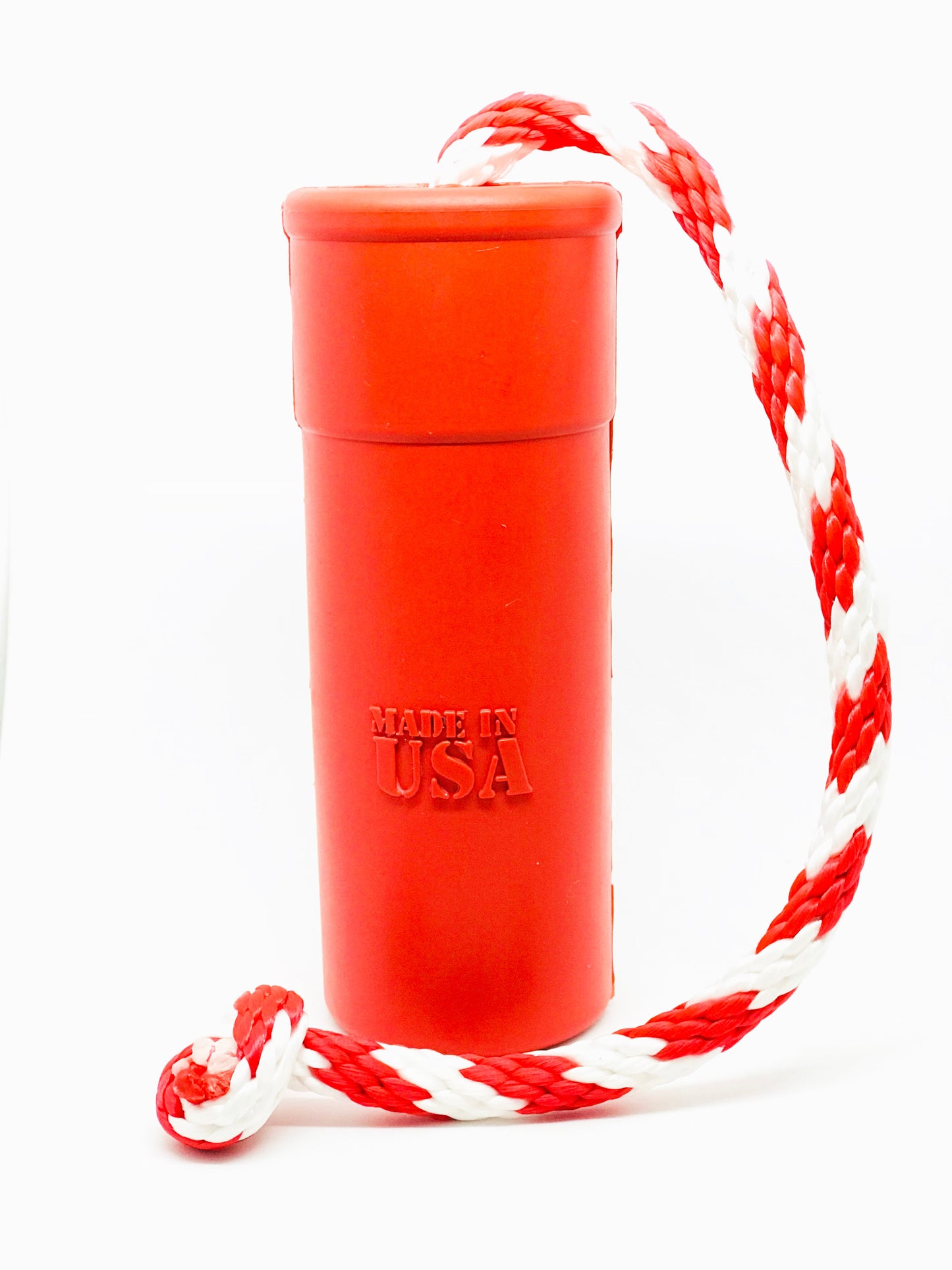 USA-K9 Firecracker Floating Training Dummy | K9 Handler Reward Toy | Red | USA Made Rubber Dog Toys SodaPup/True Dogs, LLC