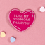 I Like My Dog More Than You Heart Patch Hot Pink K9 Sport Sack
