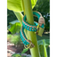 Infinity Braid in Teal & Light Tan - Handmade Dog Collar Handmade Braided Collars Pawsh Pup Co.
