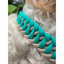 Infinity Braid in Teal & Light Tan - Handmade Dog Collar Handmade Braided Collars Pawsh Pup Co.