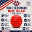USA-K9 Stars and Stripes Rubber Dog Toy | K9 Handler Reward Toy | Red | USA Made Rubber Dog Toys SodaPup/True Dogs, LLC