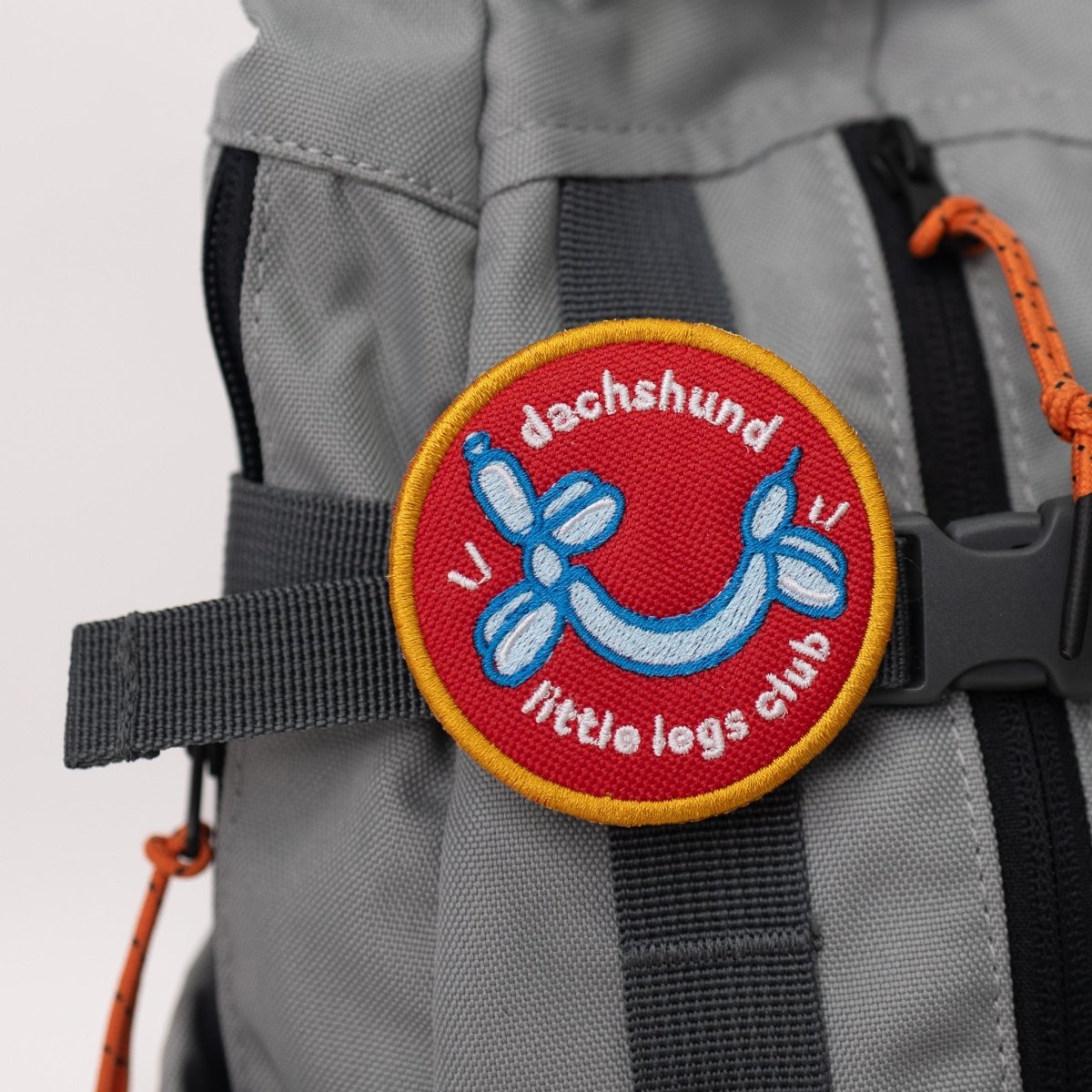 Dachshund Little Legs Club Patch Hook & Loop Patch K9 Sport Sack