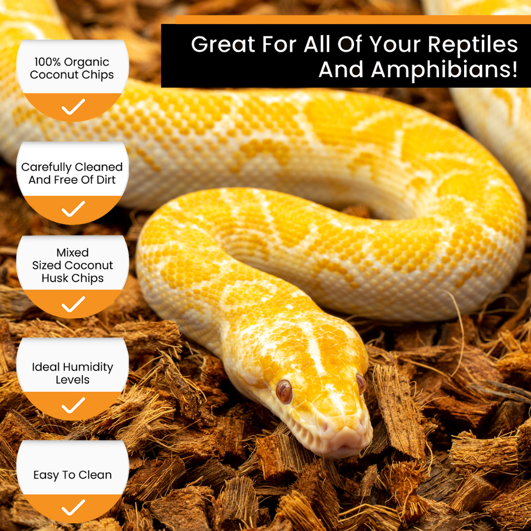 ReptiChip Coarse Coconut Chip Mix; Ready to Use Substrate ReptiChip LLC
