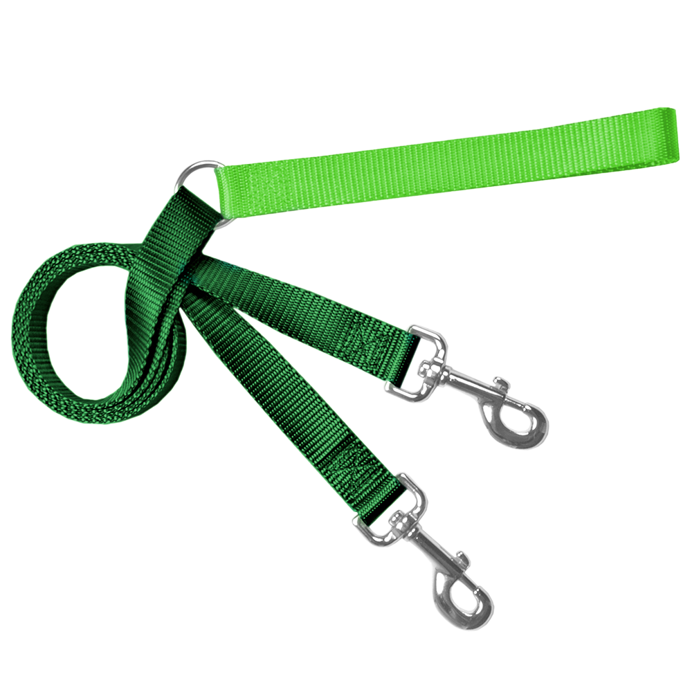 Training Leash (Multiple Color Options) Neon Green Kelly Green 2 Hounds Design