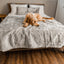 PupProtector™ Summer Short Fur Waterproof Throw Blanket - Grey Large (80"L X 62"W) Dog Blanket Paw.com