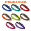 Soft Leather Dual-Color Flat Dog Collar Dog Collars Dogline
