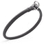 Soft Leather Round Slip Collar Black 1 2" Dog Collars Dogline