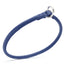 Soft Leather Round Slip Collar Royal Blue 3 8" Dog Collars Dogline