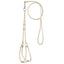 Soft Leather Round Step-In Dog Harness + Round Dog Lead Beige 1 4" Dog Harnesses Dogline