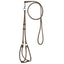 Soft Leather Round Step-In Dog Harness + Round Dog Lead Dark Brown 1 4" Dog Harnesses Dogline