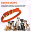 Soft Rolled Leather Dog Collar with Brass Hardware Dog Collars Dogline