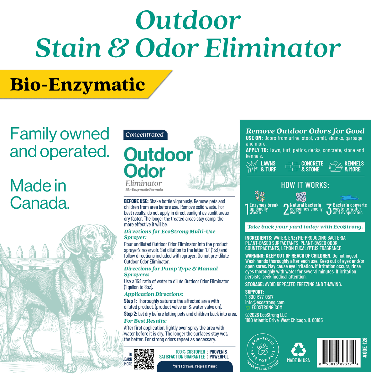 Outdoor Odor Eliminator Pet & Animal > Outdoor Odor EcoStrong