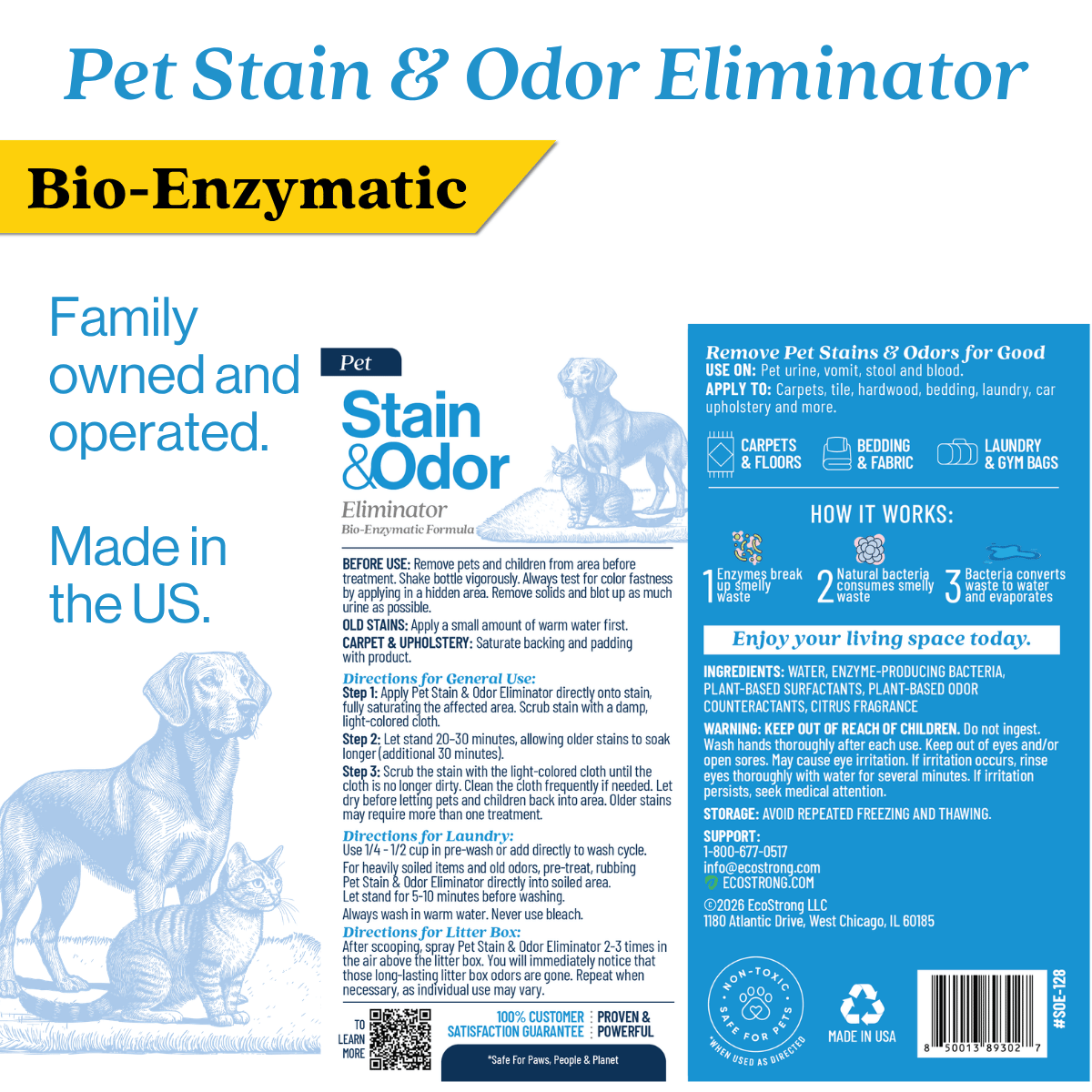 Pet Stain and Odor Eliminator Pet & Animal > Pet Stain & Odor EcoStrong