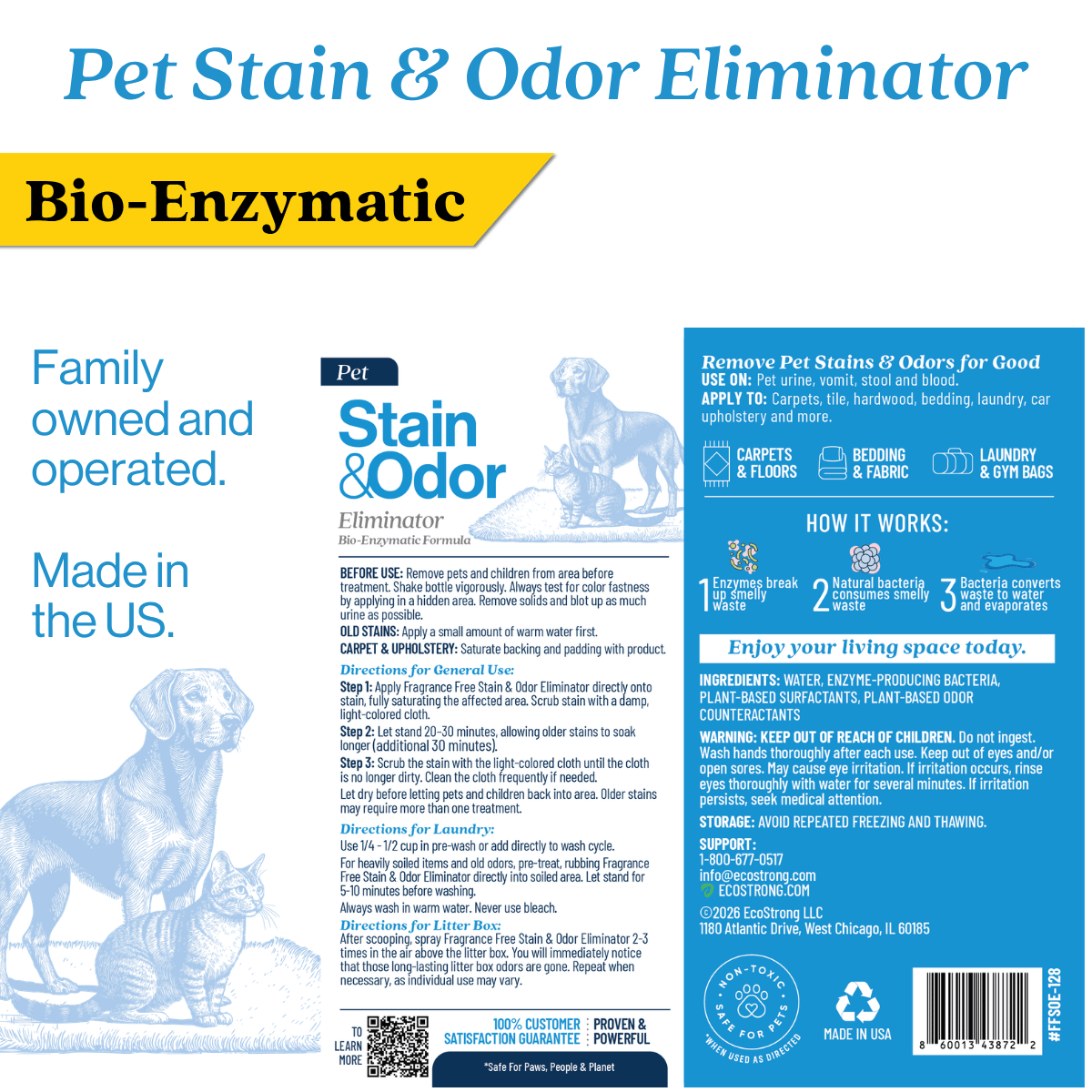 Pet Stain and Odor Eliminator Pet & Animal > Pet Stain & Odor EcoStrong