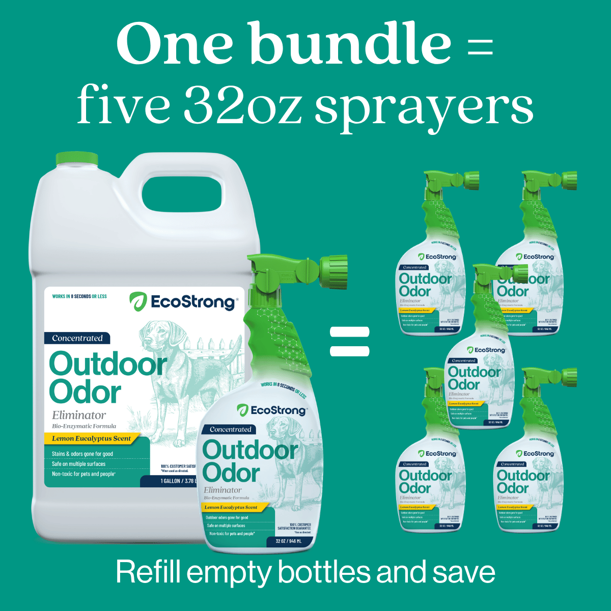 Outdoor Odor Eliminator Pet & Animal > Outdoor Odor EcoStrong