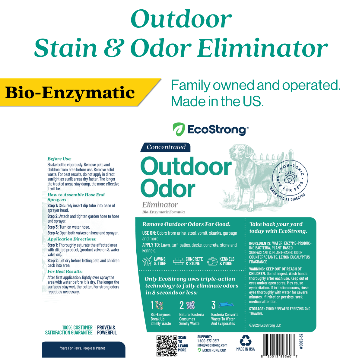 Outdoor Odor Eliminator Pet & Animal > Outdoor Odor EcoStrong