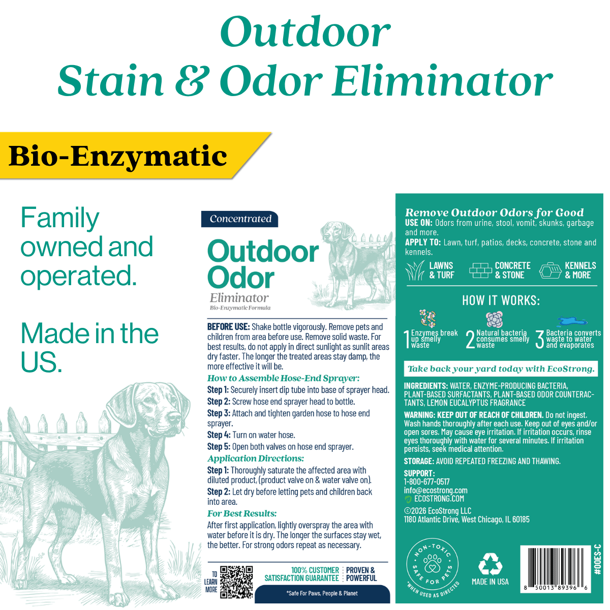 Outdoor Odor Eliminator Pet & Animal > Outdoor Odor EcoStrong