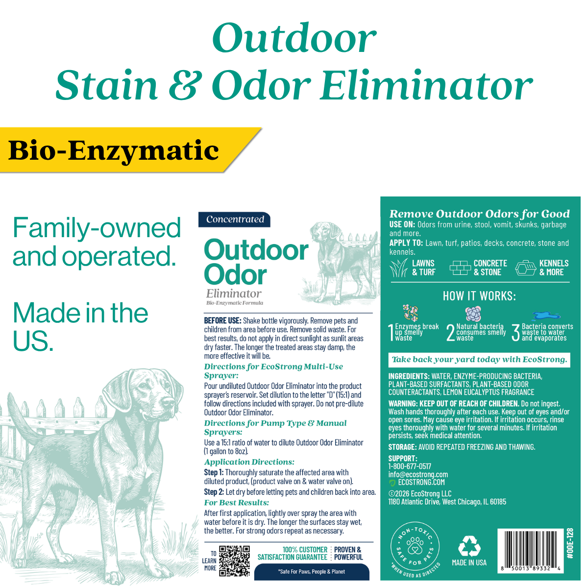 Outdoor Odor Eliminator Pet & Animal > Outdoor Odor EcoStrong