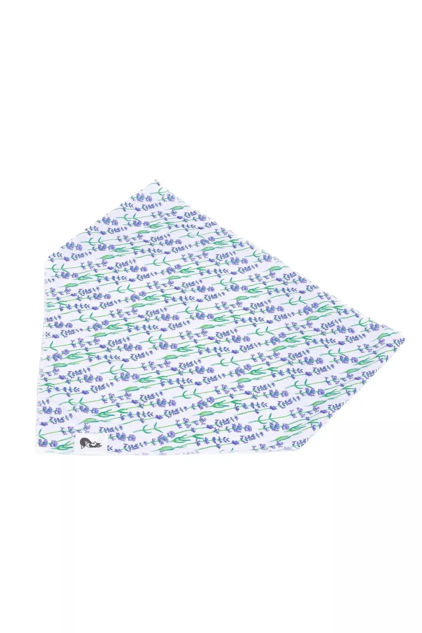 Lavender Blooms Dog Bandana bandana Aria the Fox