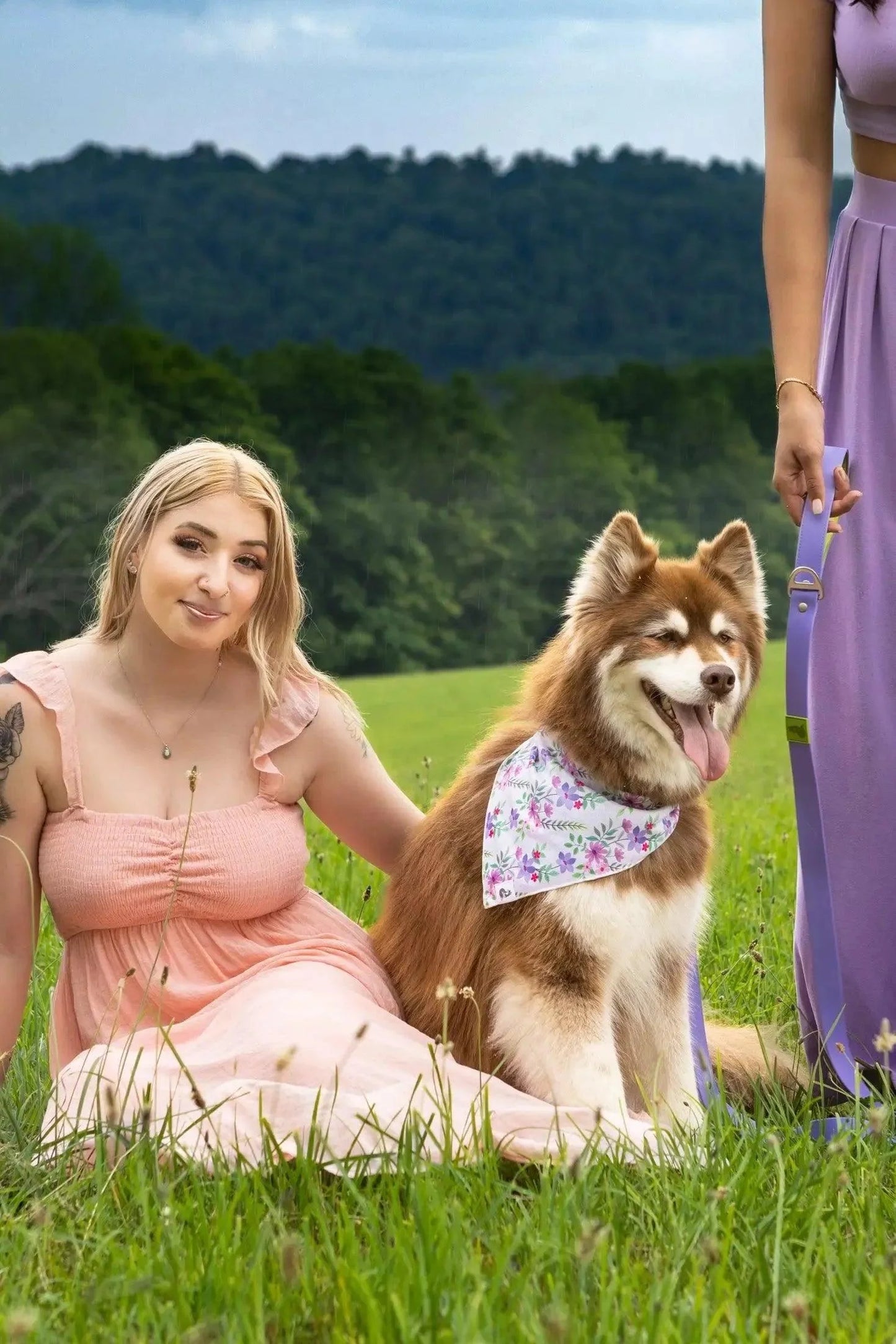 Lavender Garden Waterproof Dog Leash Leash Aria the Fox