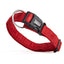 Comfort Microfiber Flat Dog Collar Red Dog Collars Dogline
