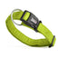 Comfort Microfiber Flat Dog Collar Lime Green Dog Collars Dogline