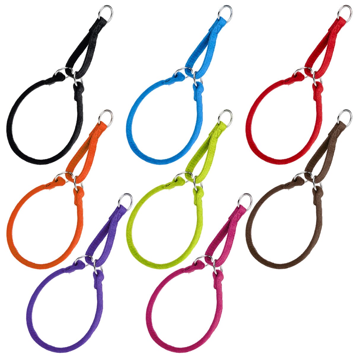 Comfort Microfiber Round Martingale Collar Dog Collars Dogline