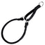 Comfort Microfiber Round Martingale Collar Black Dog Collars Dogline