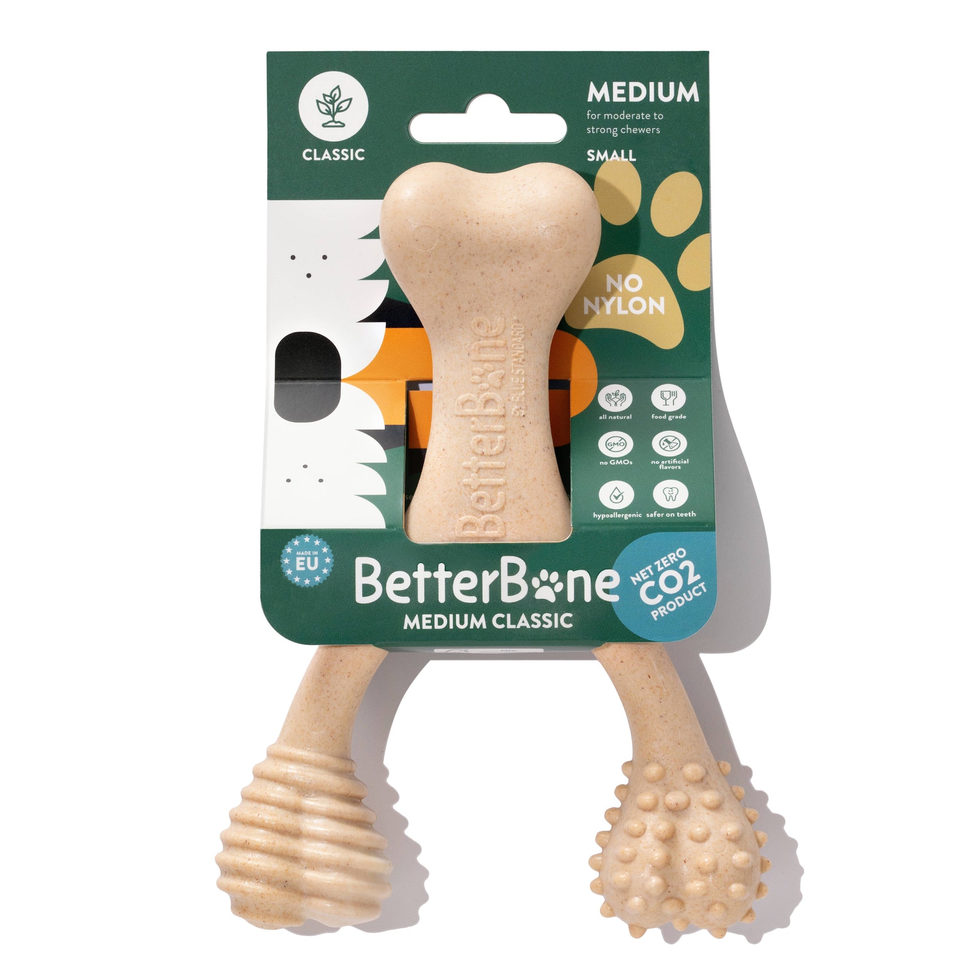 BetterBone MODERATE Chew Toy Small Veggie Dog Toys BetterBone All Natural Eco-Friendly Dog Chews & Bones