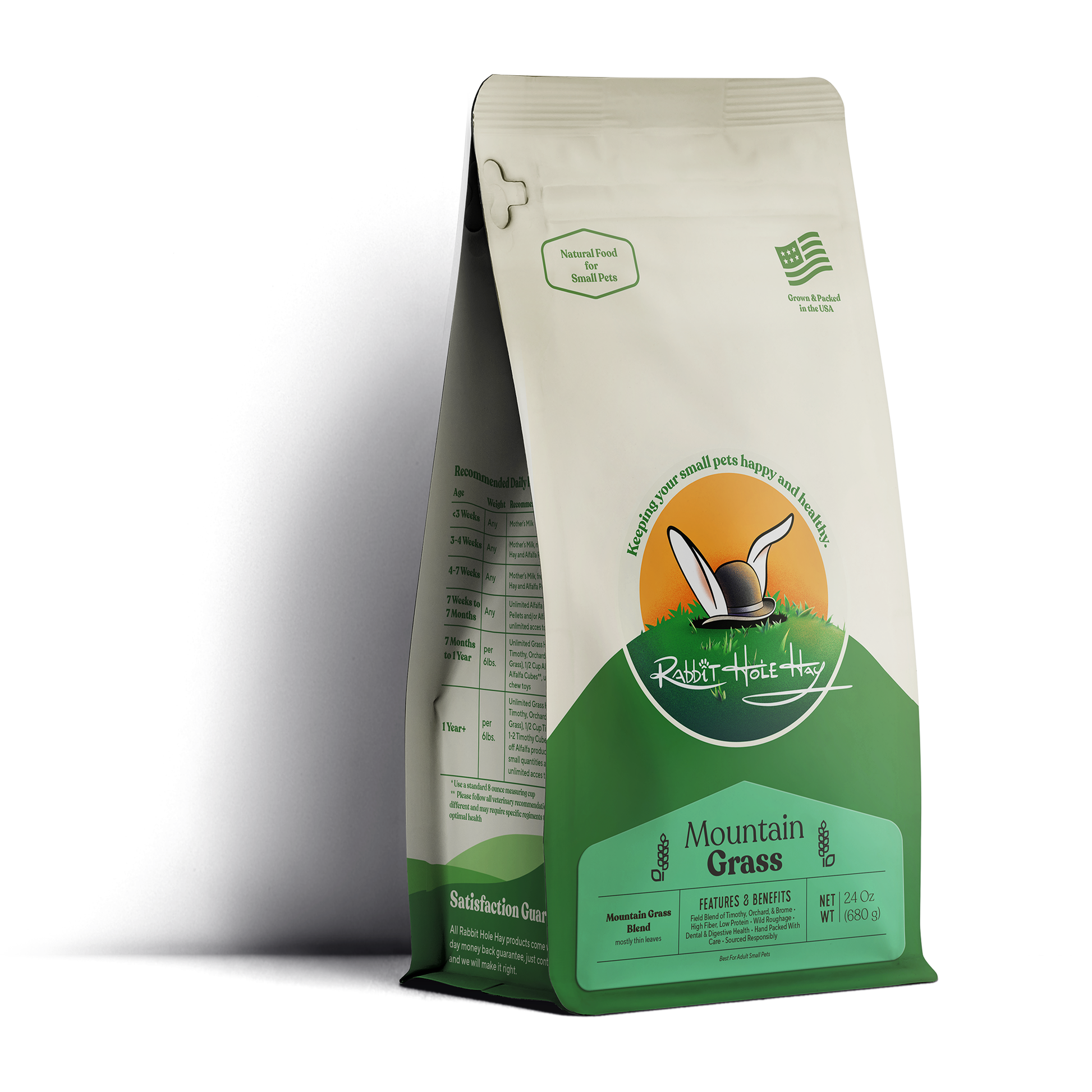 Rabbit Hole Hay Ultra Premium Mountain Grass 24 oz Hay Rabbit Hole Hay