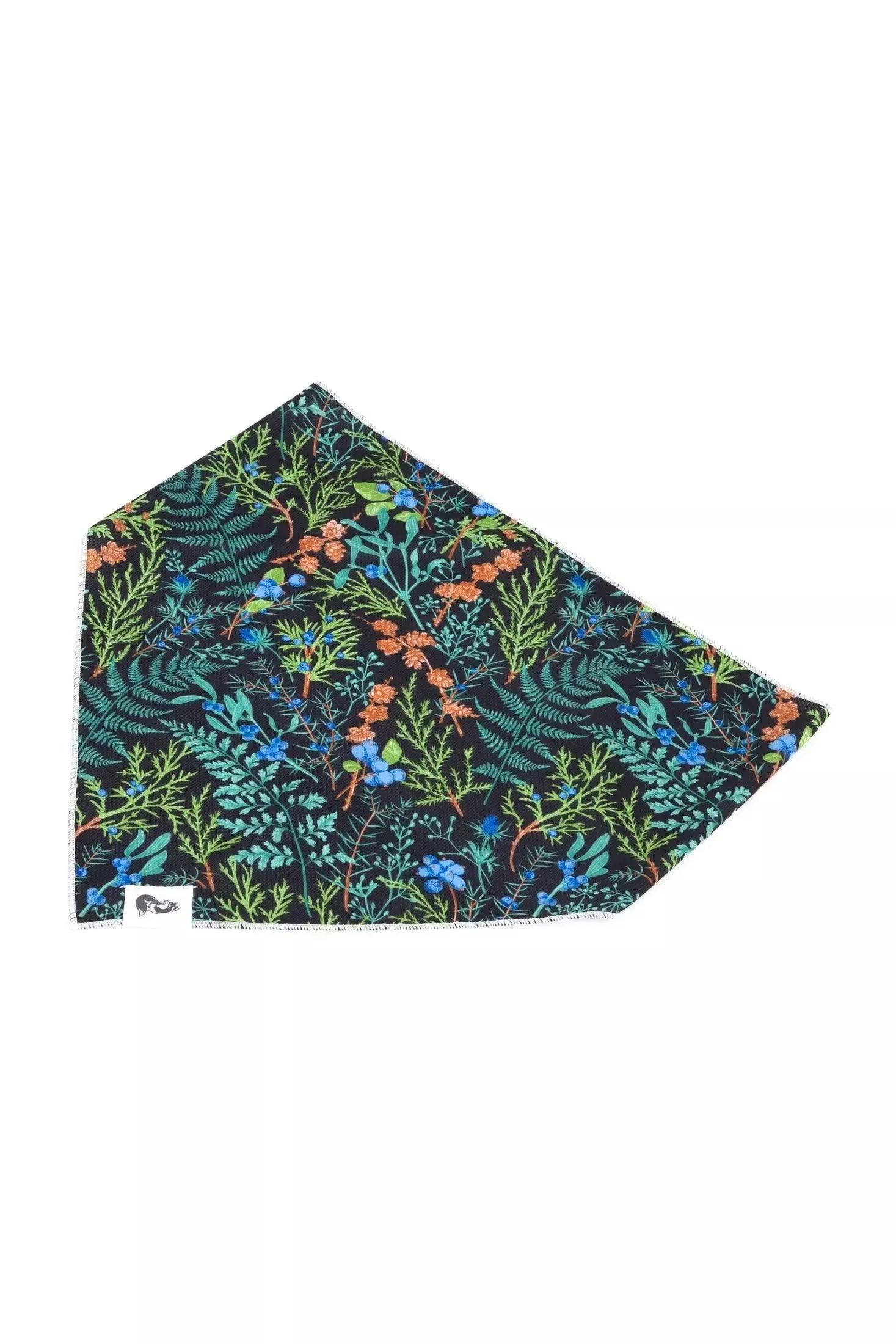 Magical Fern Forest Dog Bandana bandana Aria the Fox