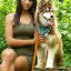 Magical Fern Forest Dog Bandana bandana Aria the Fox