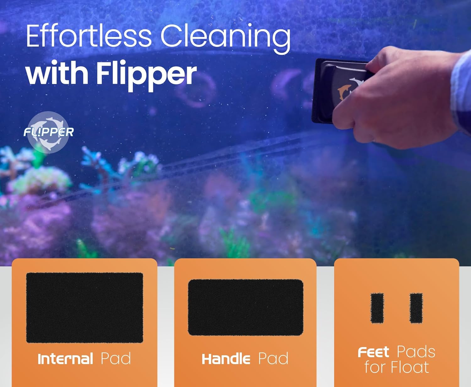 Flipper Max Universal Maintenance Kit Replacement Blades Flipper Aquarium Products