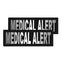 Removable Reflective Patches (Set of 2) "MEDICAL ALERT" Dog Harnesses Dogline