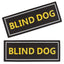 Dogline 3D Rubber Removable Patches for Dog Harness and Vest Blind Dog Dog Patches Dogline